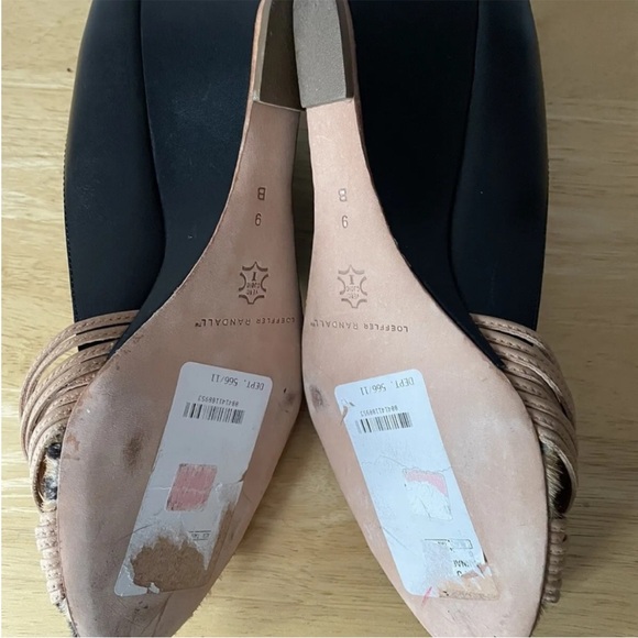 Loeffler Randall D'Orsay Leather Heels Sandals - Picture 5 of 5